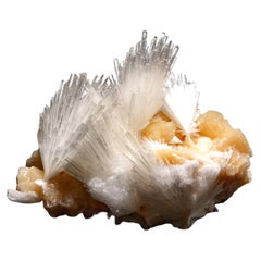 Scolecite avec Stilbite Du District de Nasik, Maharashtra, Inde (413.8 grammes)
