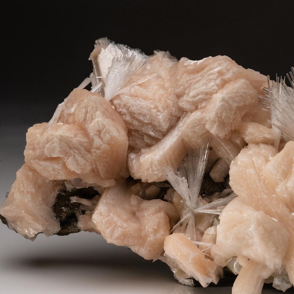 Indian Scolecite Mineral with Stilbite From, India For Sale