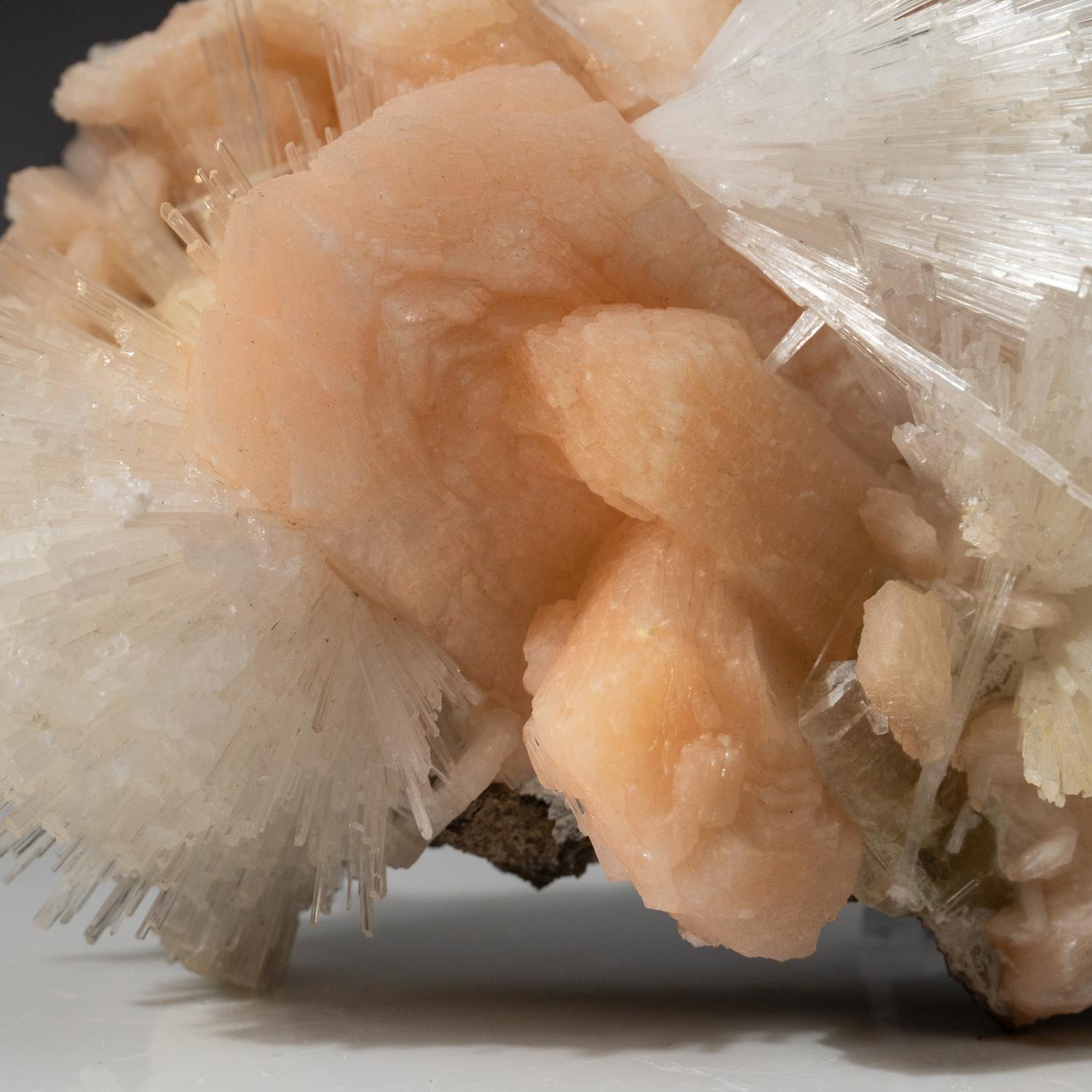 Contemporary Scolecite with Stilbite From Nasik District, Maharashtra, India For Sale