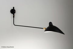 Sconce 1 Rotating Straight Arm by Serge Mouille