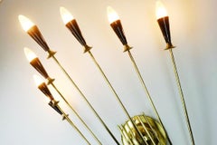 Sconce Big Cinema Black, 1950s