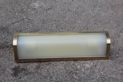 Sconce Brass and plexiglass 1950s Italian design