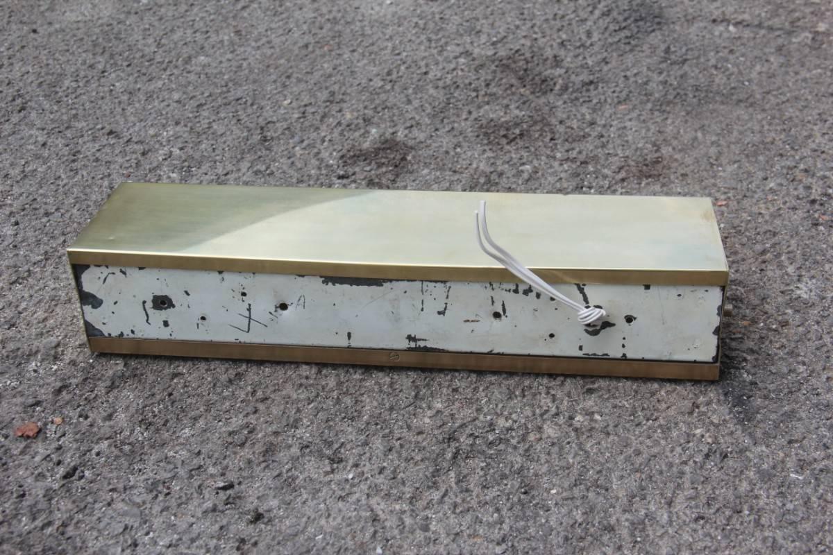 Metà XX secolo Sconcezza Ottone e plexiglass 1950 design italiano in vendita