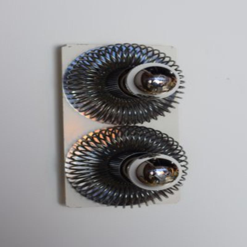 Aluminum Sconce by Andrea Lazzari for Morisini, 1960s For Sale