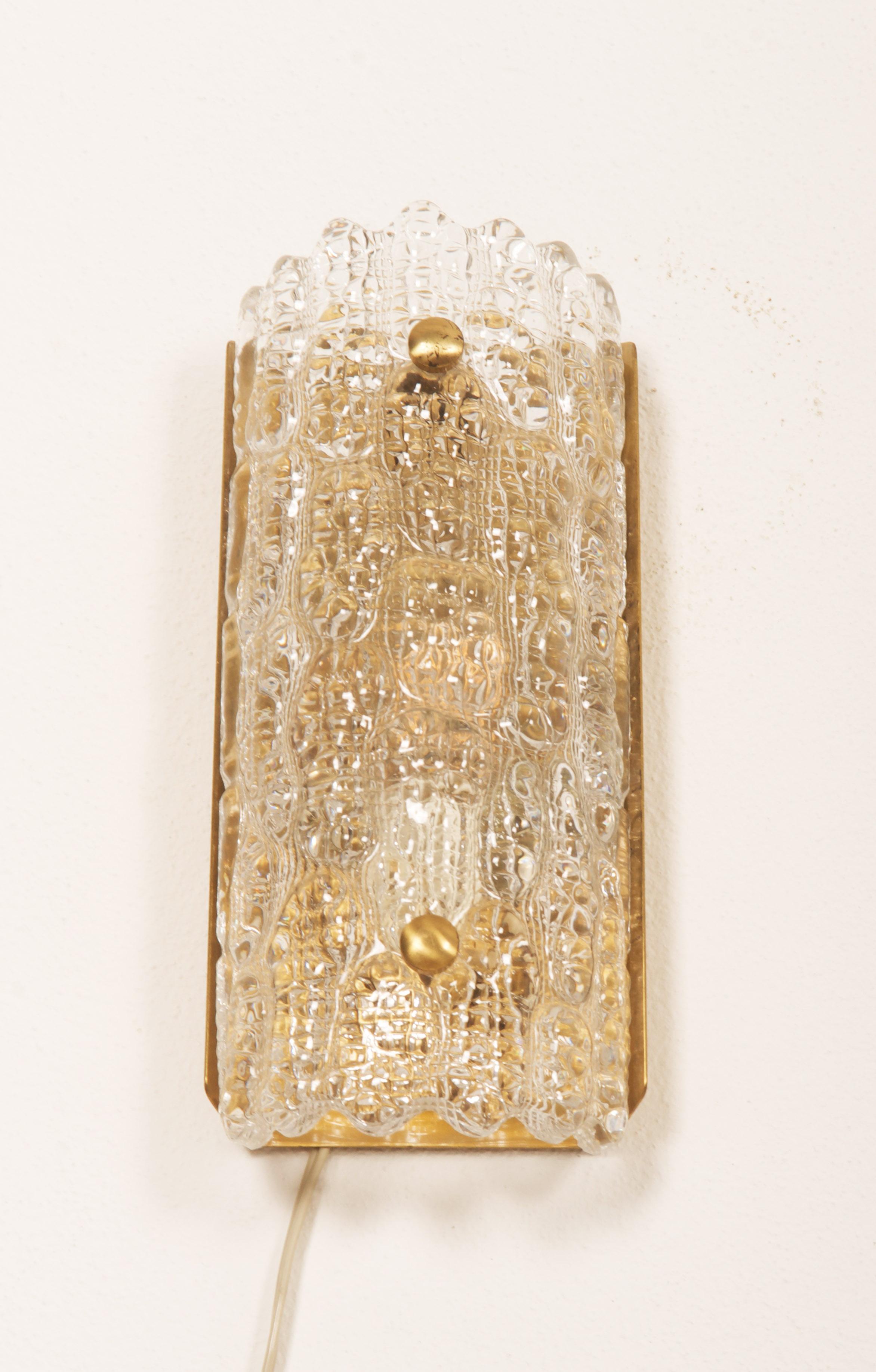 Svedese Sconce di Carl Fagerlund per Orrefors in vendita