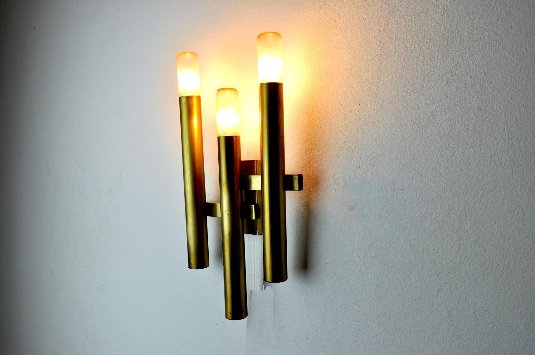 Late 20th Century Sconce by Gaetano Sciolari for Boulanger, 1990s For Sale