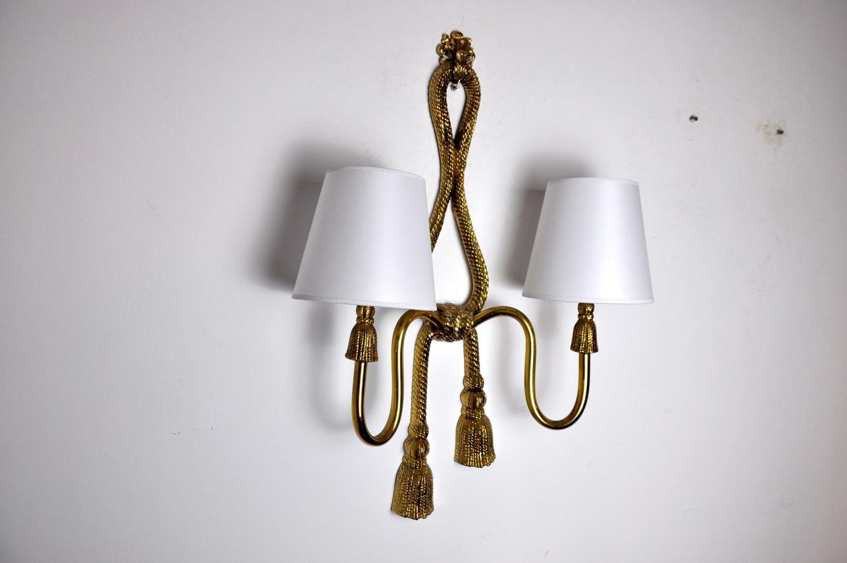 Hollywood Regency Applique d'Italo Valenti pour Valenti Luce, Espagne, 1970 en vente