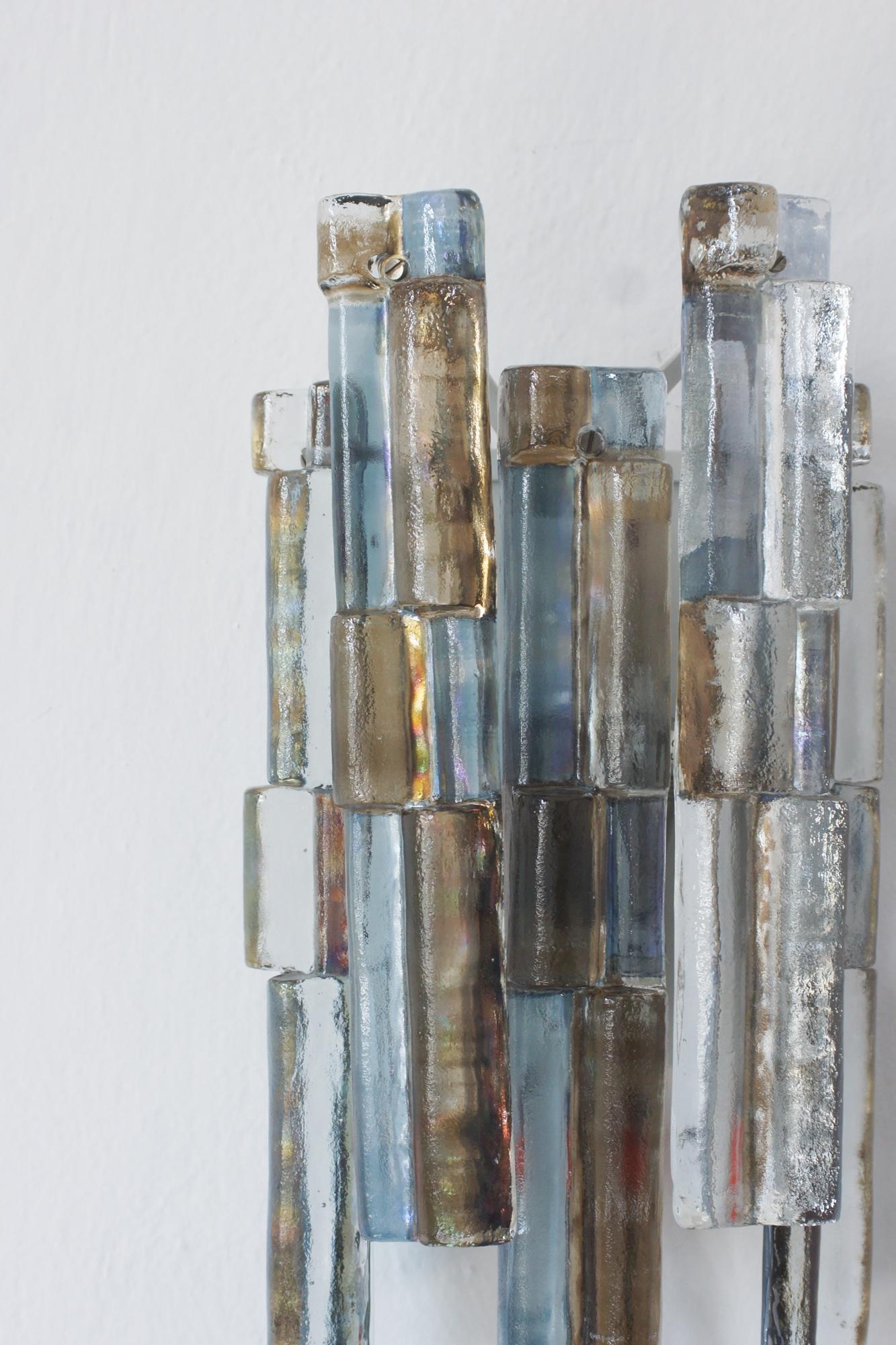 Sconce by J. T. Kalmar for Kalmar Franken KG, 1970s (Glas) im Angebot