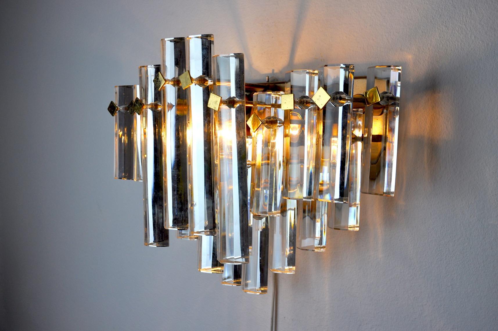 Late 20th Century Sconce by Paolo Venini for Carmer, Italy, 1970s For Sale