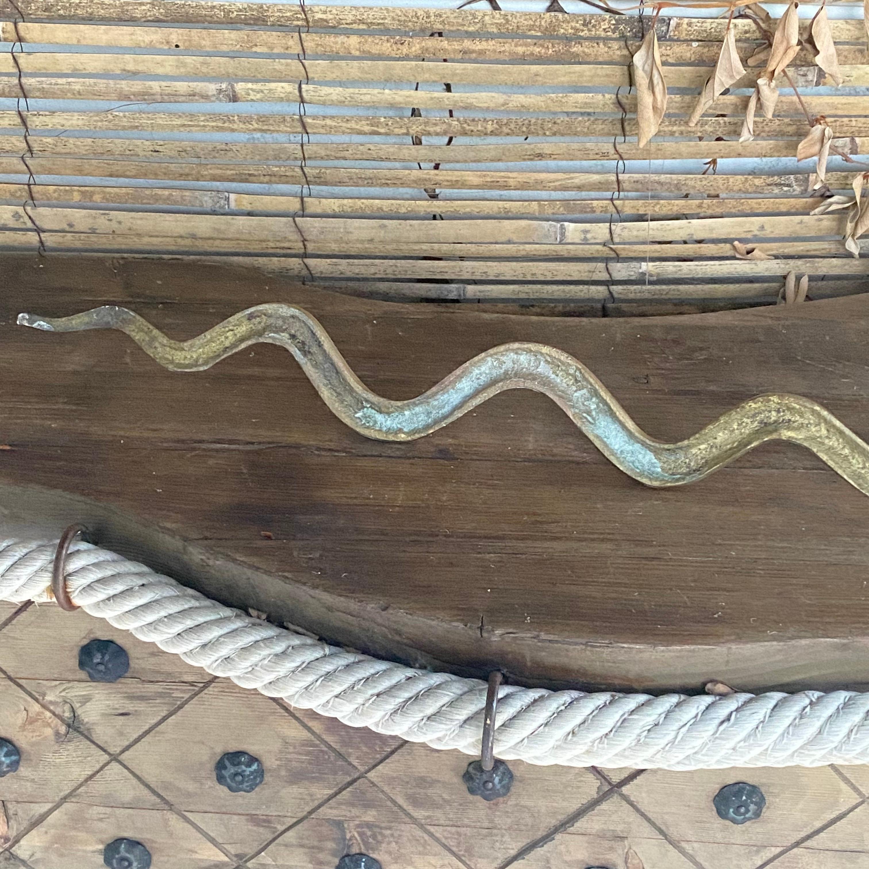Sconce, Cobra Shade, Bronze, France, 1960 3