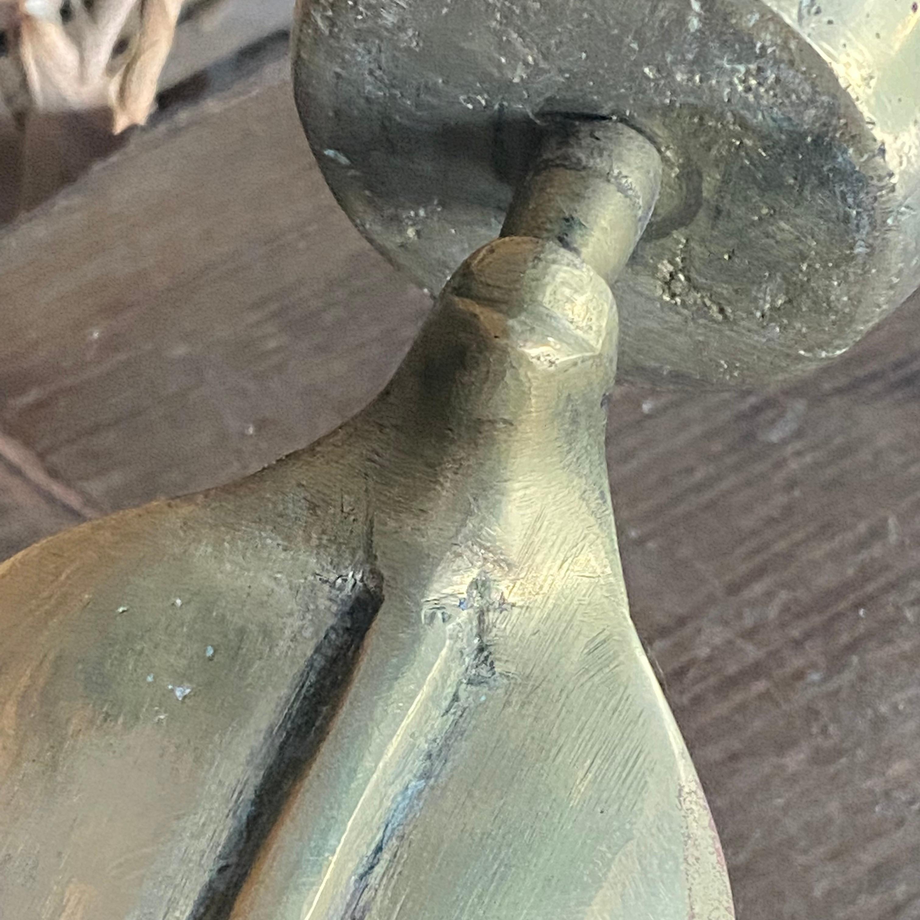 Sconce, Cobra Shade, Bronze, France, 1960 7