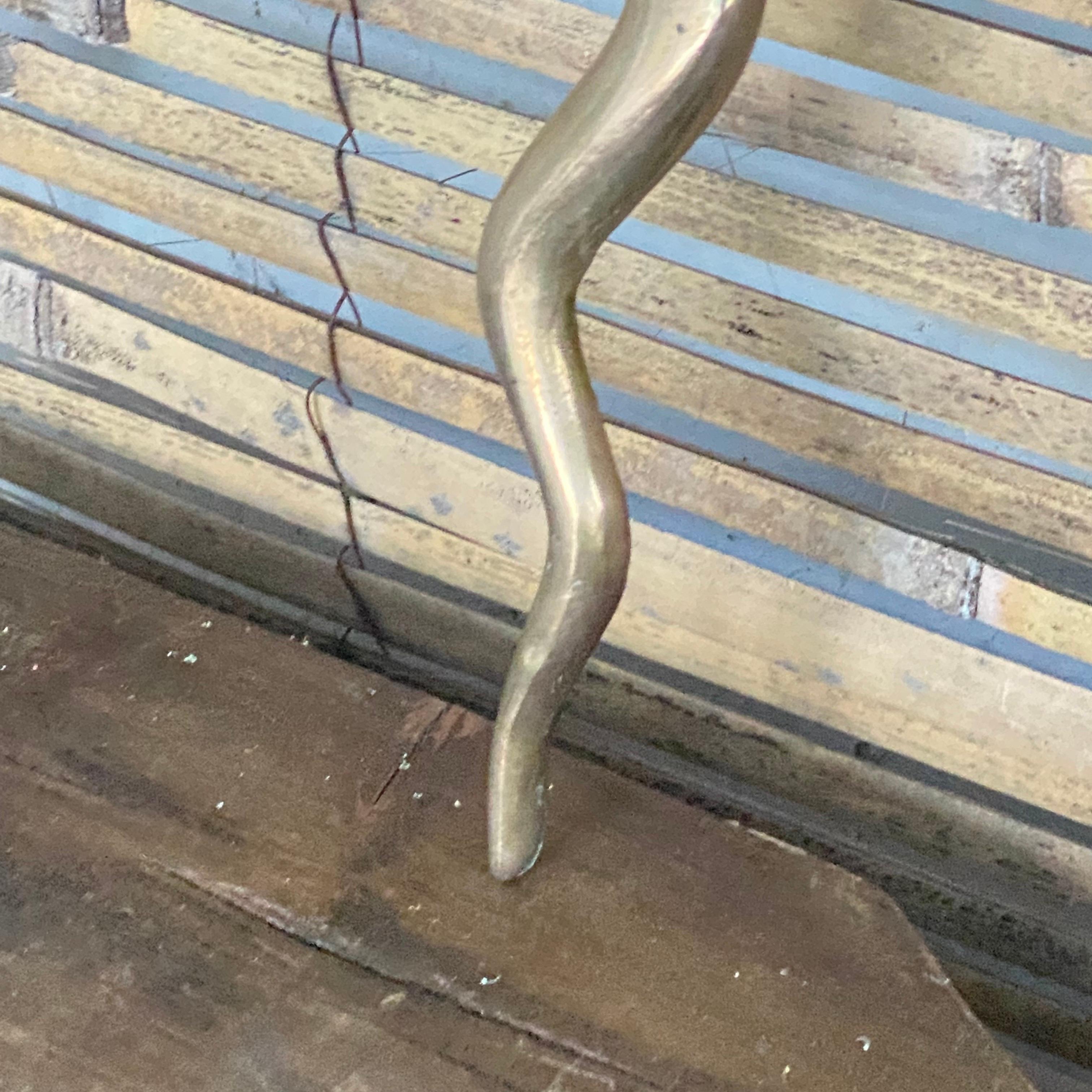 Sconce, Cobra Shade, Bronze, France, 1960 1