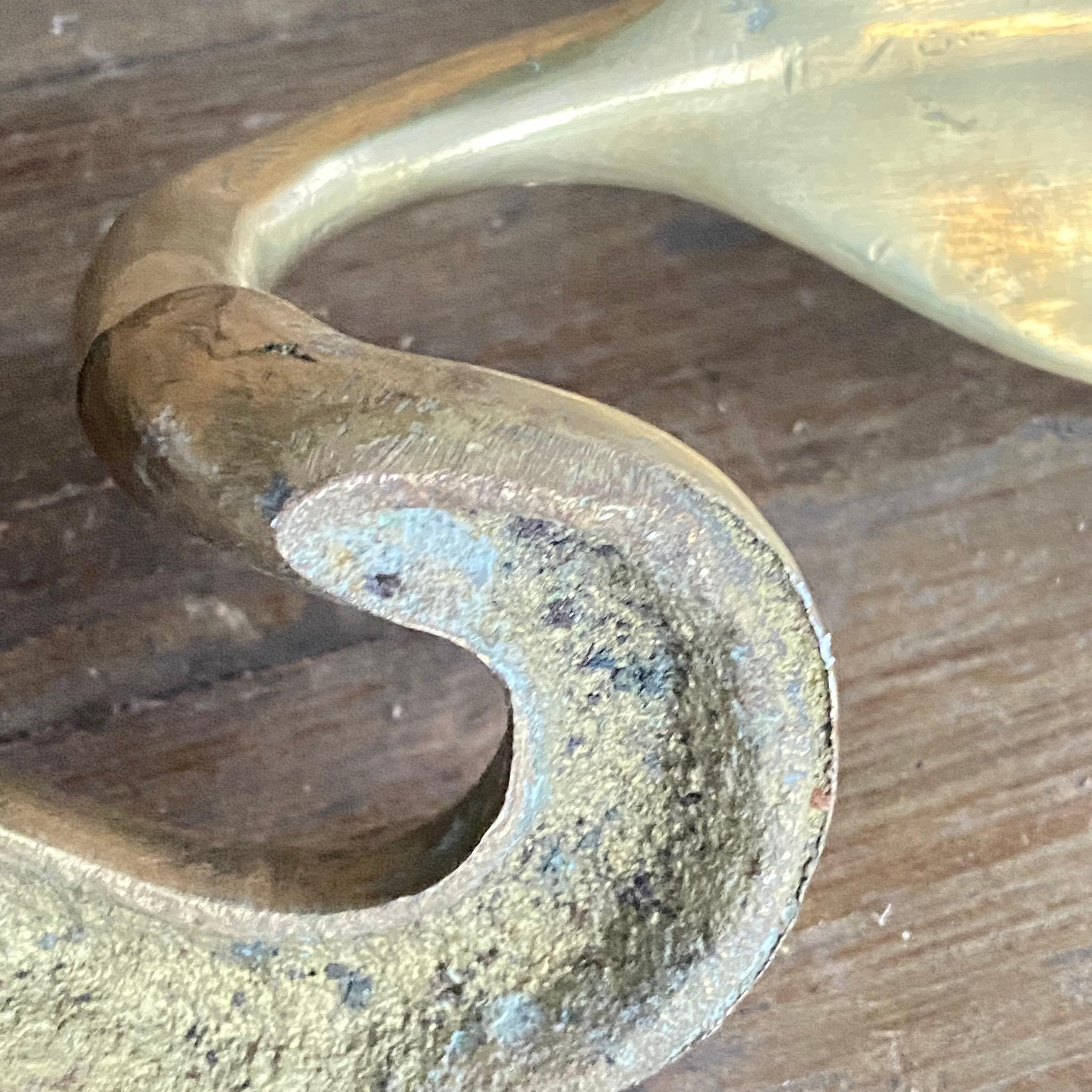 Sconce, Cobra Shade, Bronze, France, 1960 2