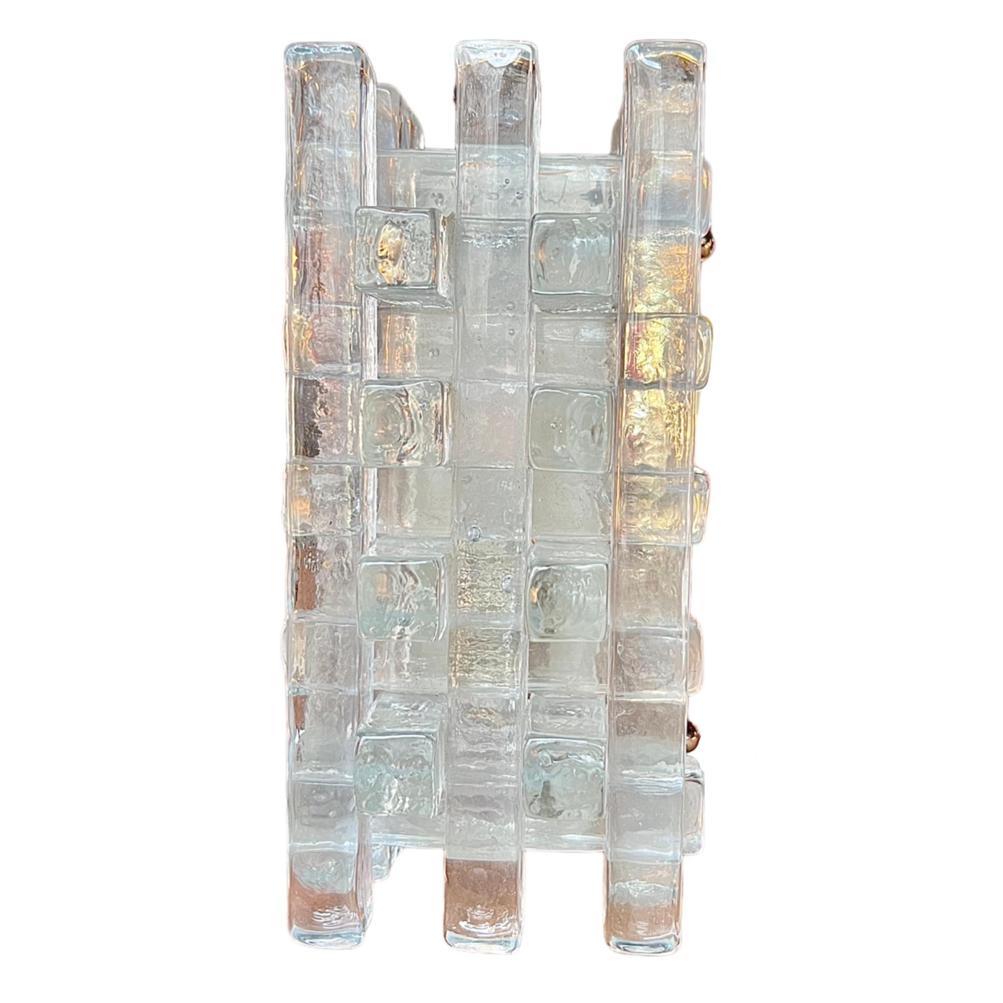 Art Glass Sconce from Albano Poli for Poliarte 1970s For Sale