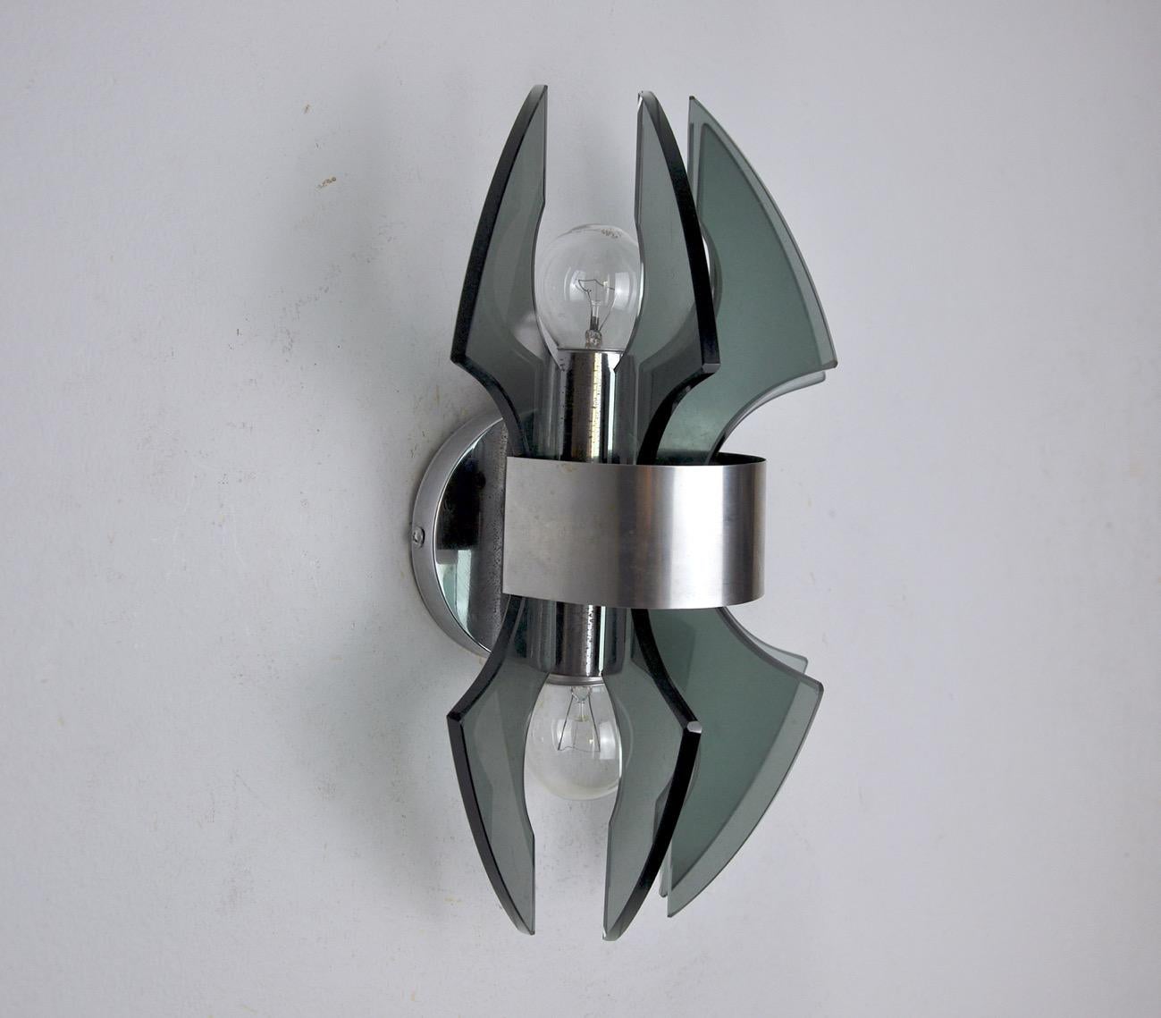 Sconce from Veca, Italy, 1970s In Good Condition For Sale In BARCELONA, ES