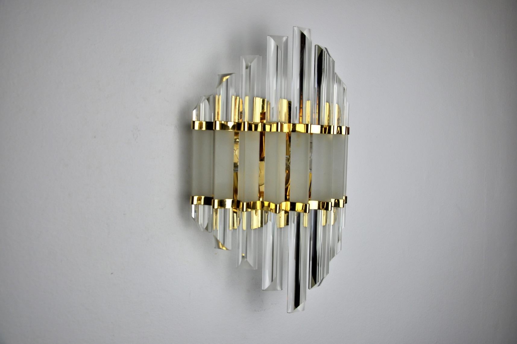 Italian Sconce from Venini, Italy, 1970s For Sale