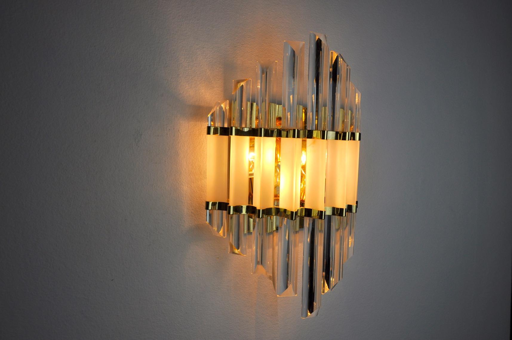 Glass Sconce from Venini, Italy, 1970s For Sale