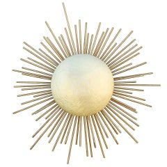 Sconce in Hammered Brass