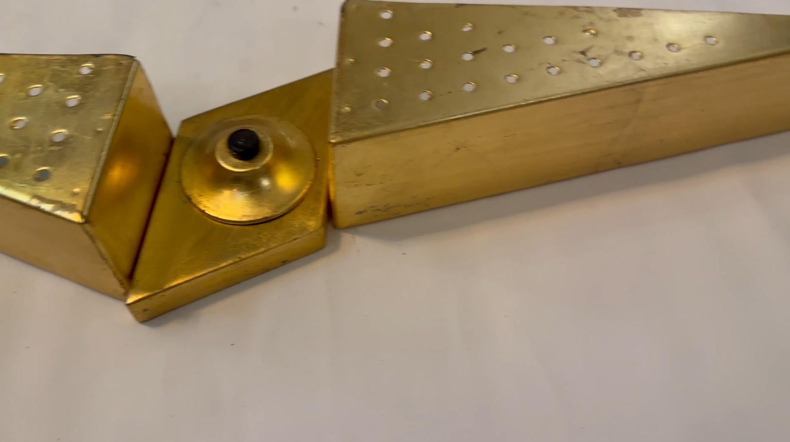 Métal Applique en métal, feuille d'or, année : 1960, Italie en vente