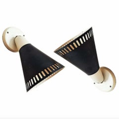 Sconce In The Manner Of Jean Prouve, French 1950s