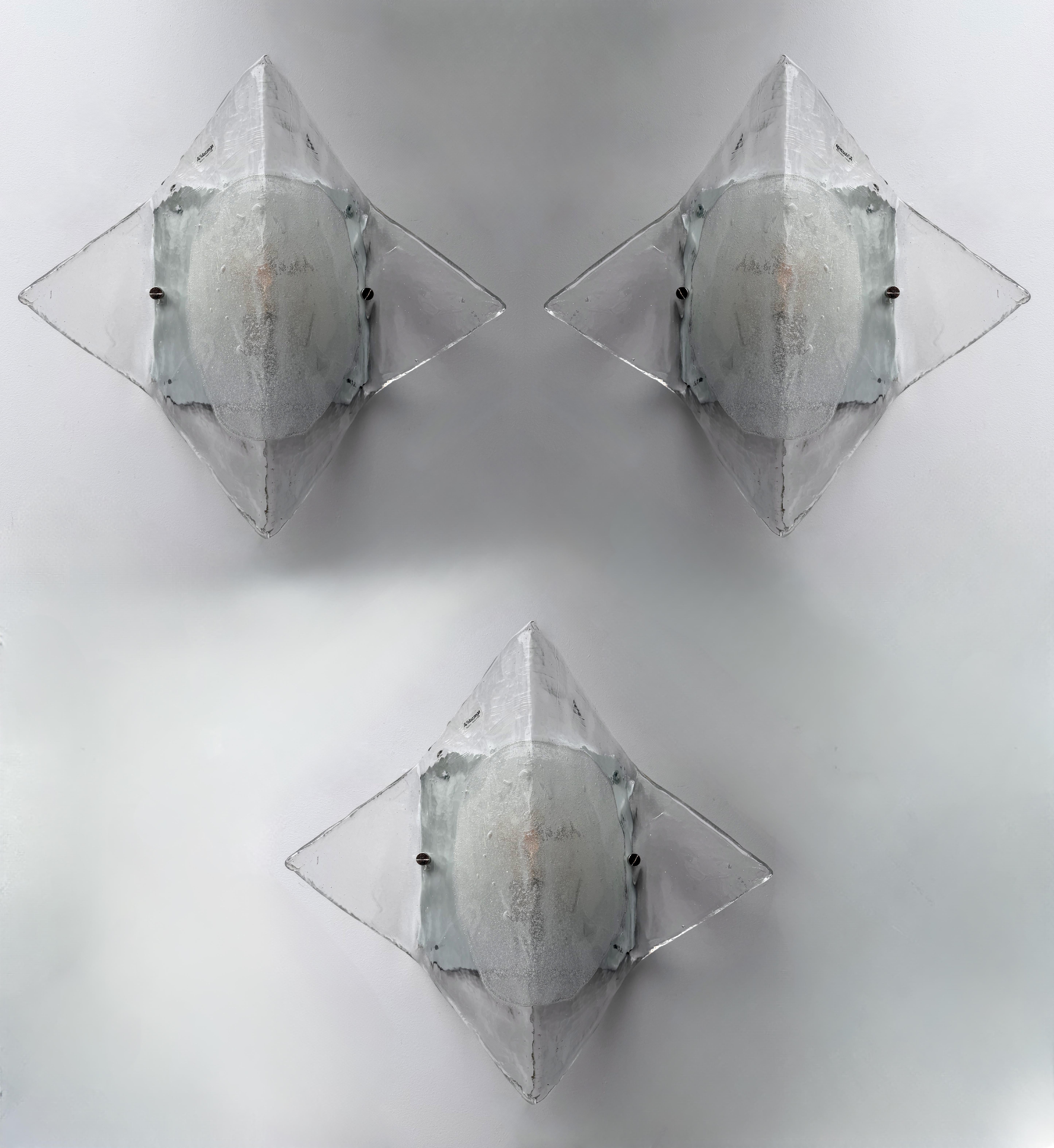 Lámpara LP253 Cristal de Murano de Carlo Nason para Mazzega, Italia, años 70 en venta 5