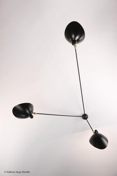 Sconce Spider 3 Still Arms by Serge Mouille