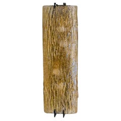 Sconce Thick Murano Glass and Brass