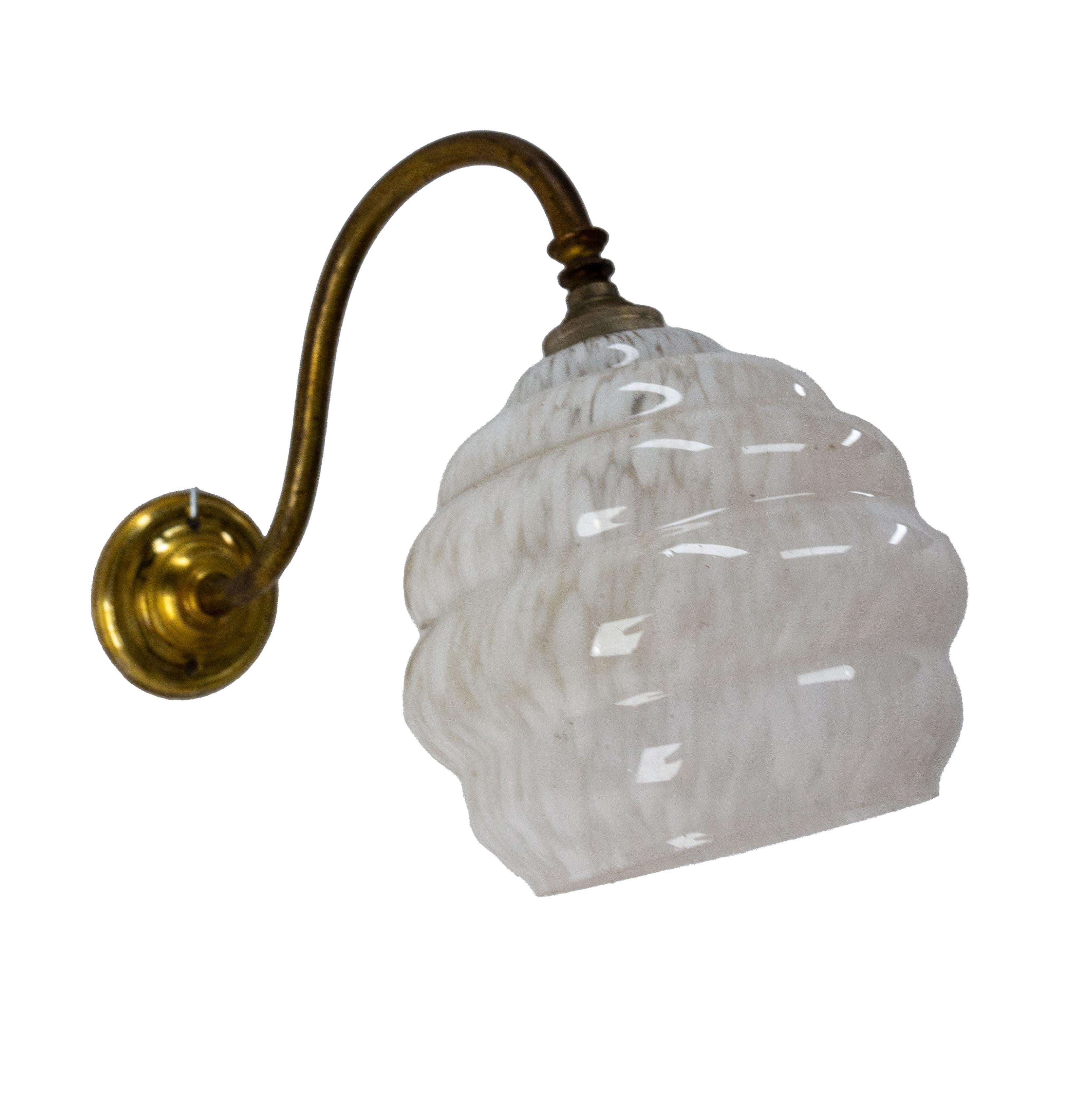 Early 20th century french wall light from the manufacture of Clichy 