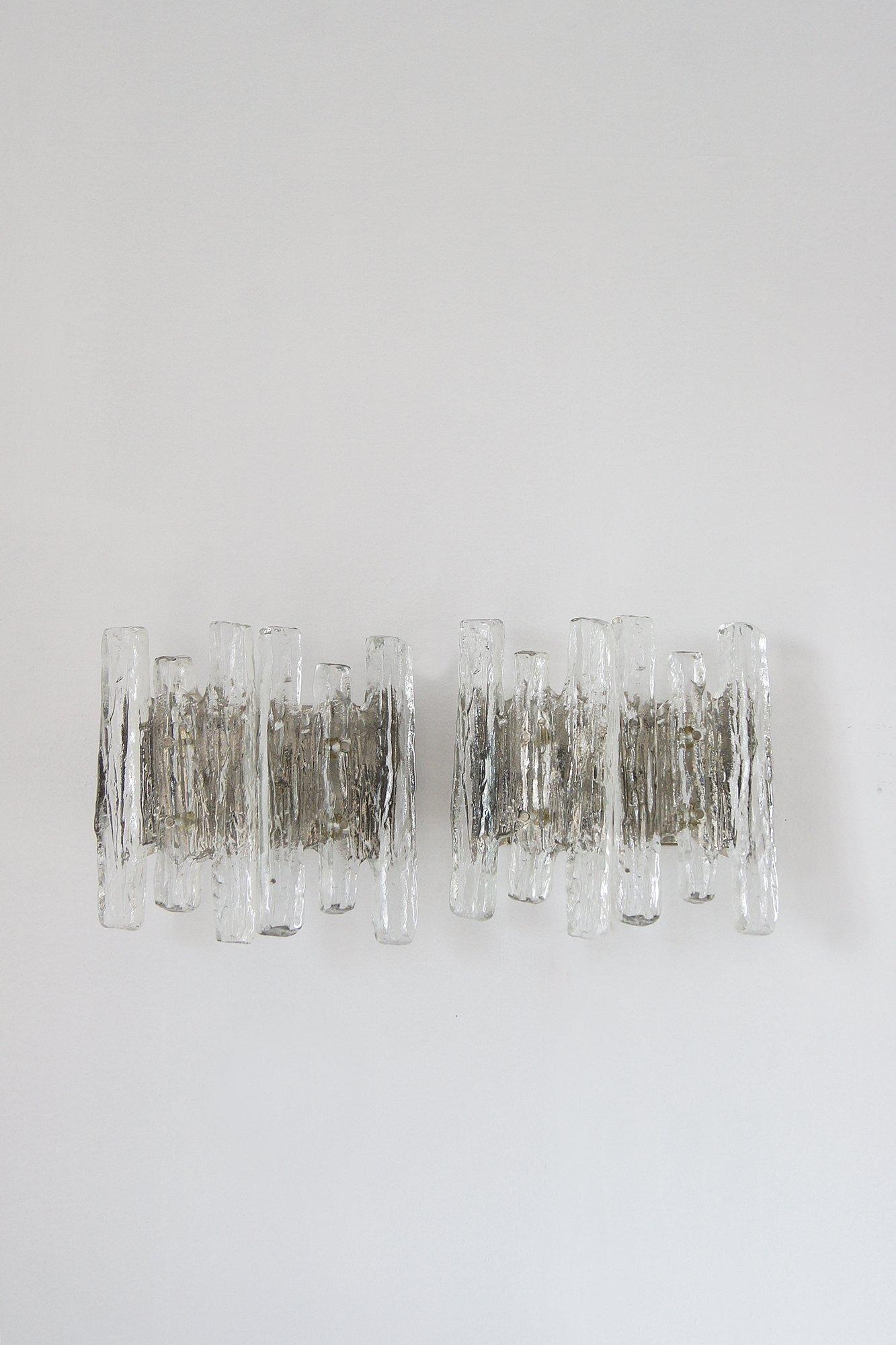 Sconces by J. T. Kalmar for Kalmar, 1970s, Set of 2 Moderno de mediados de siglo en venta