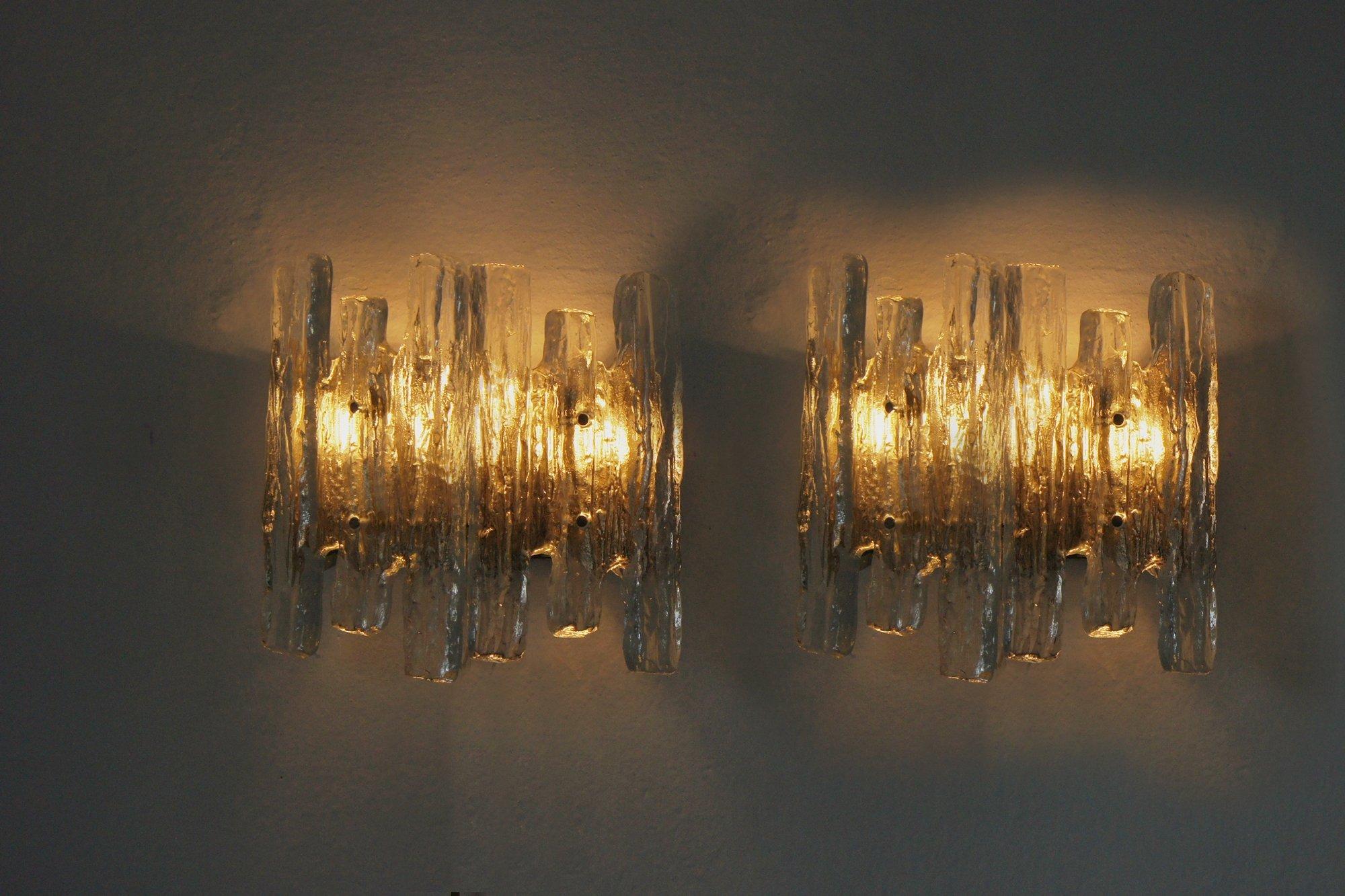 Sconces by J. T. Kalmar for Kalmar, 1970s, Set of 2 finales del siglo XX en venta