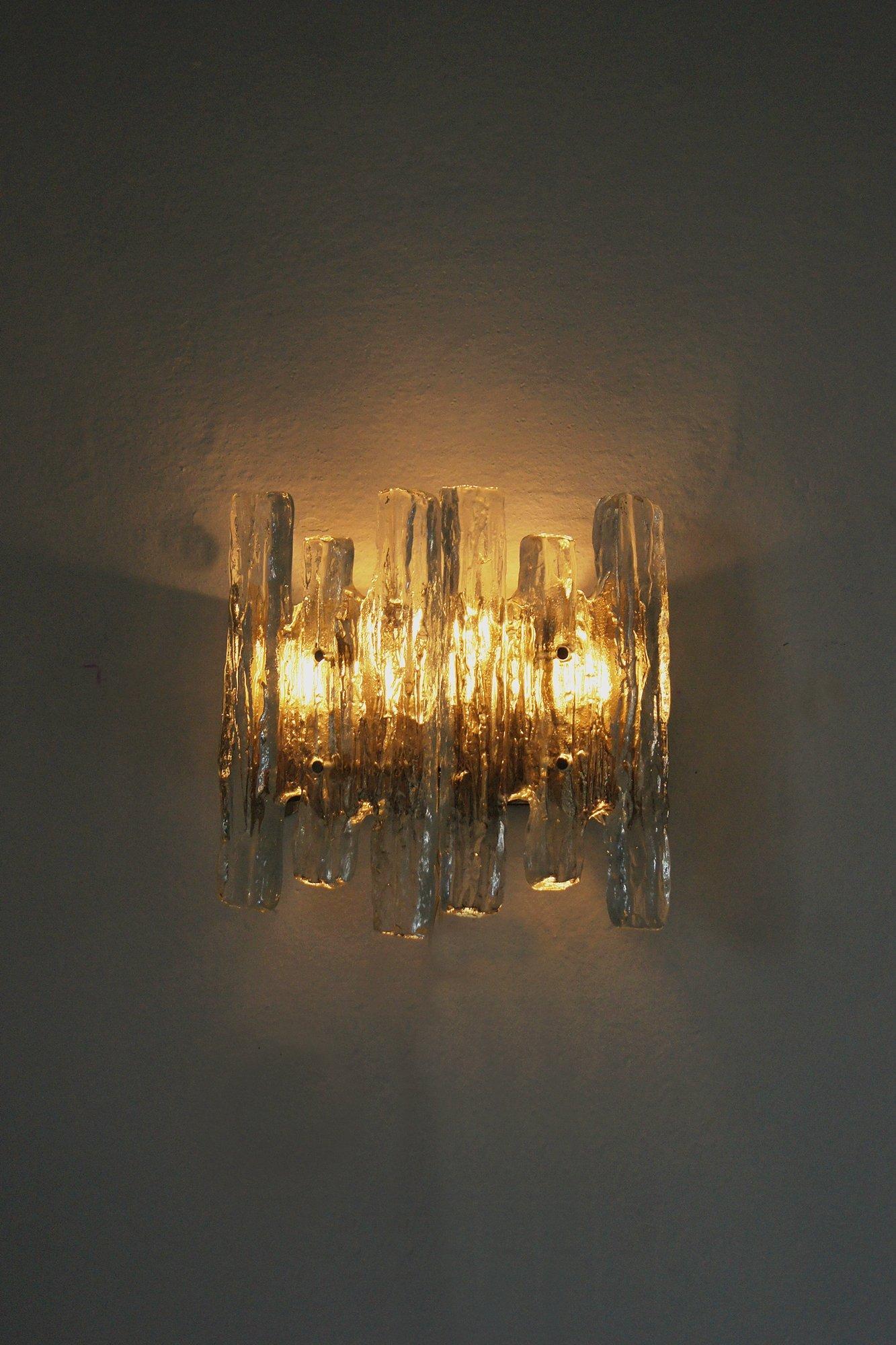 Sconces by J. T. Kalmar for Kalmar, 1970s, Set of 2 Metal en venta