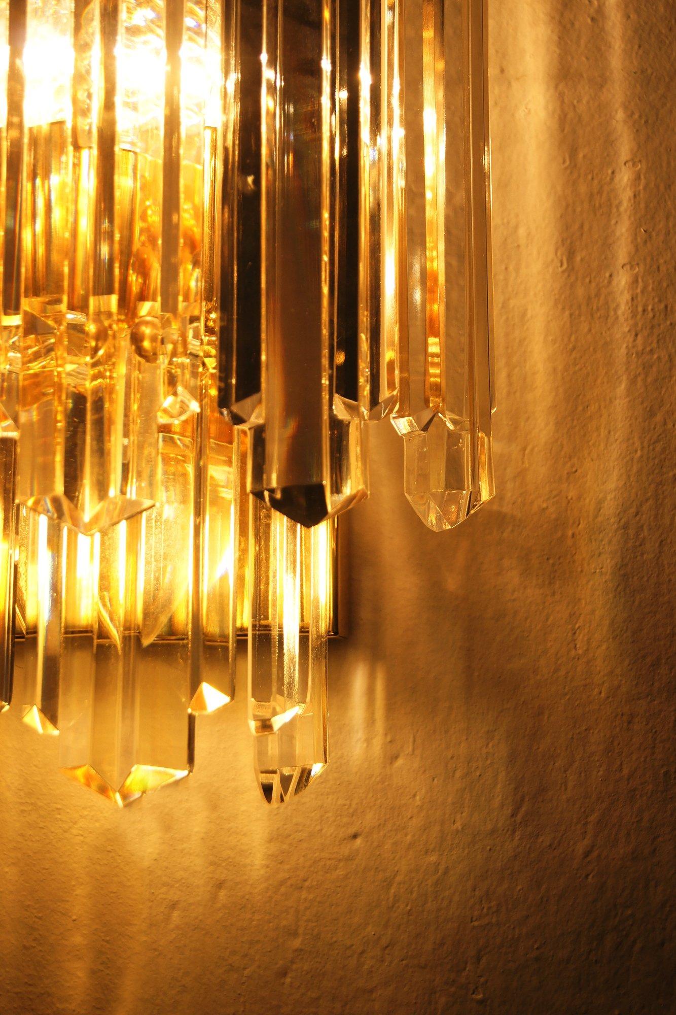Metallo Sconces by J. T. Kalmar for Kalmar Franken KG, 1970s, Set of 2 in vendita
