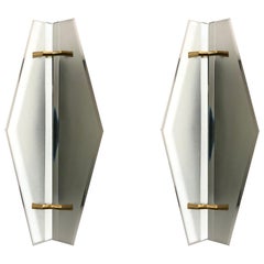 Sconces by Max Ingrand for Fontana Arte