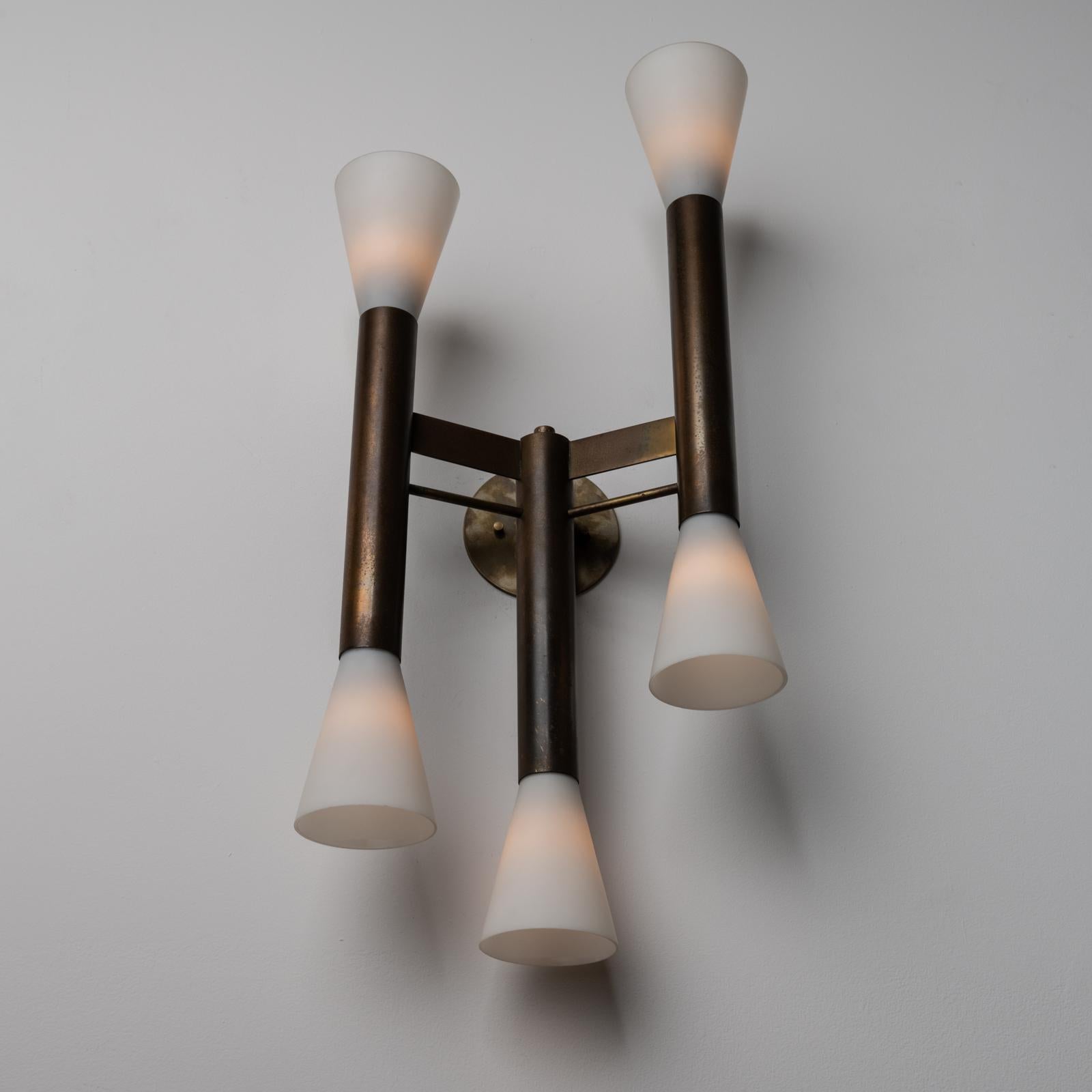 Mid-20th Century Pair of Sconces by Stilnovo For Sale