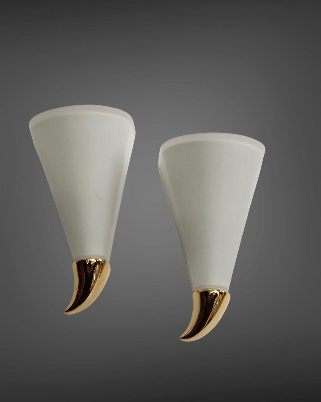 Mid-Century Modern Sconces from Deknudt, Set of 2 For Sale