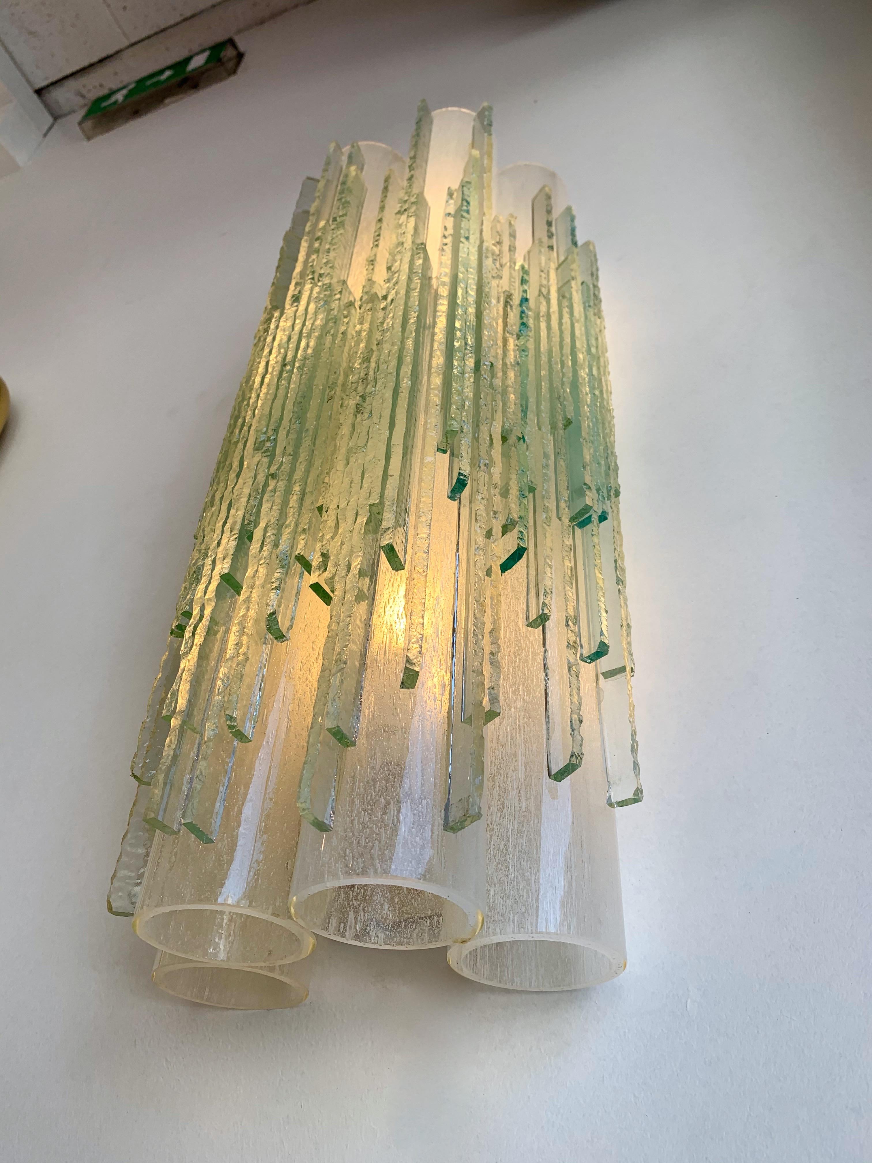 Sconces Globula Glass by Poliarte, Italy, 1970s 3