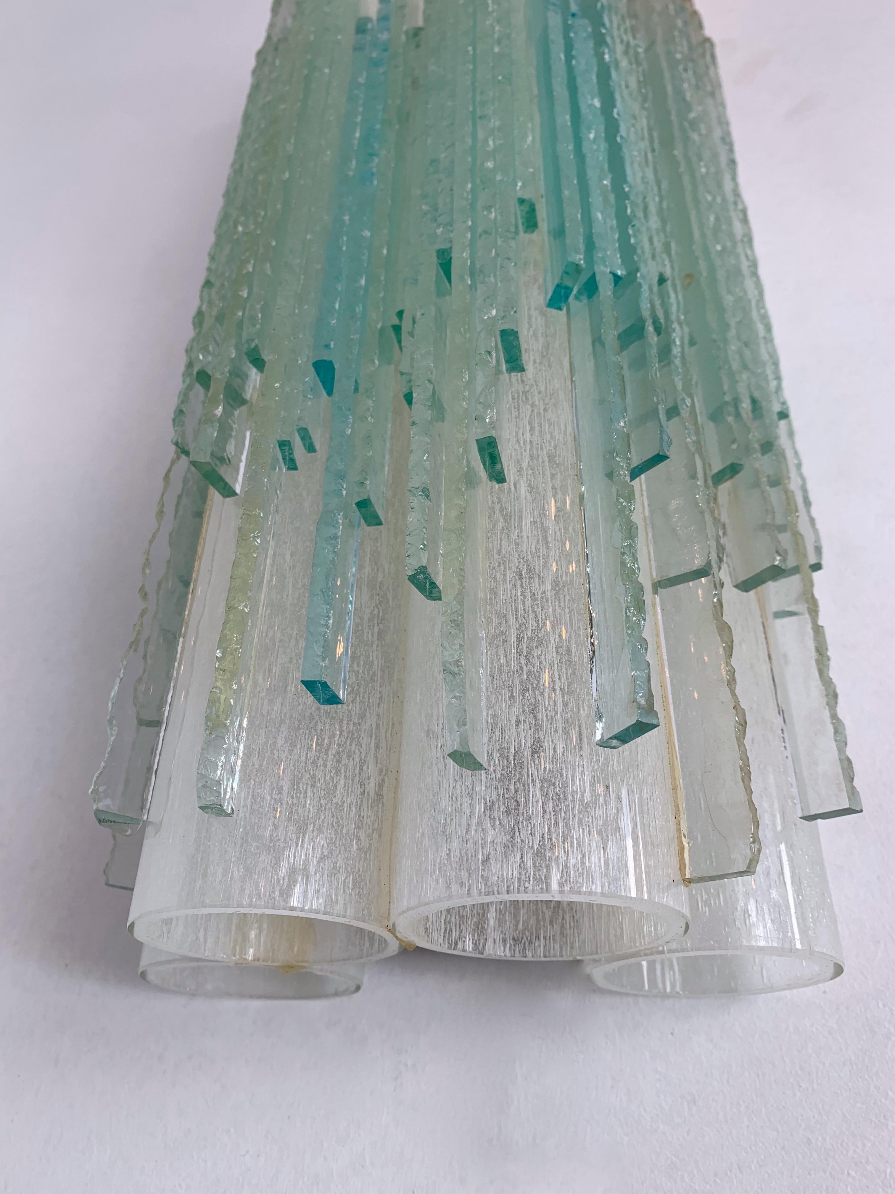 Italian Sconces Globula Glass by Poliarte, Italy, 1970s