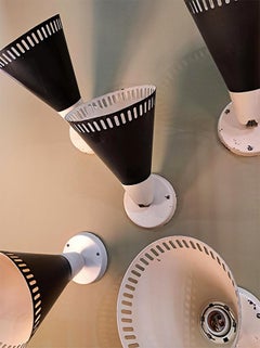 Sconces in the Manner of Jean Prouve, French 1950s