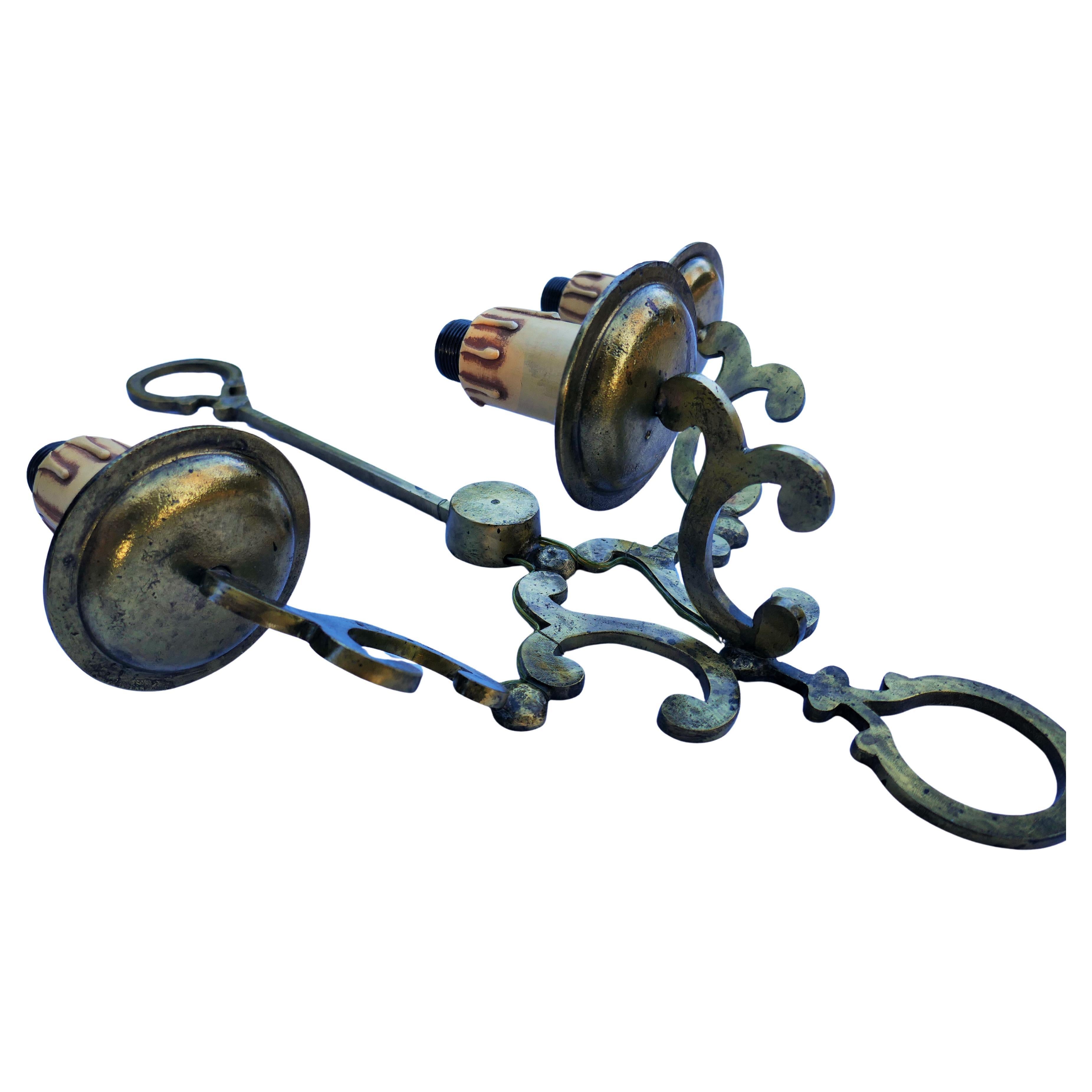 Sconces possible gilded bronze in vendita 9