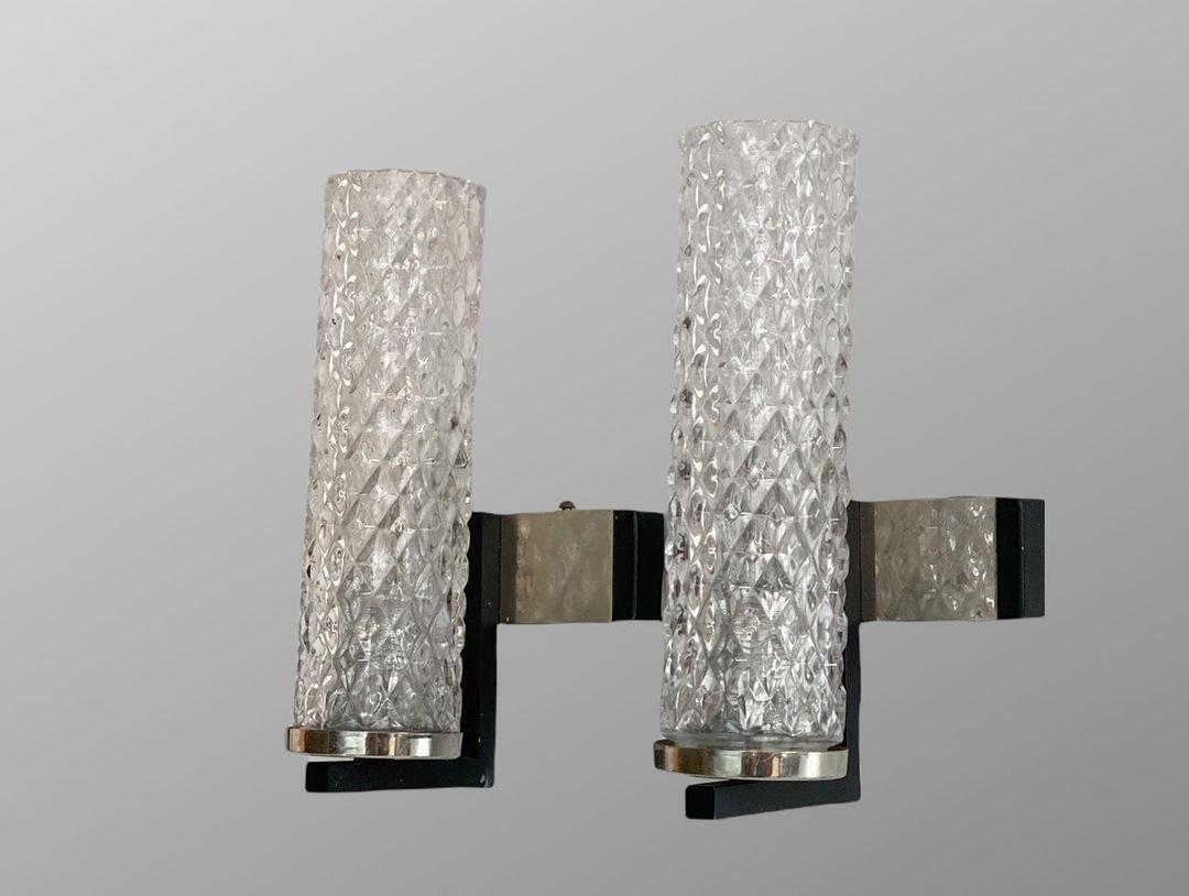 - Pair of vintage sconces
- Made in Germany
- Circa 1960s.
