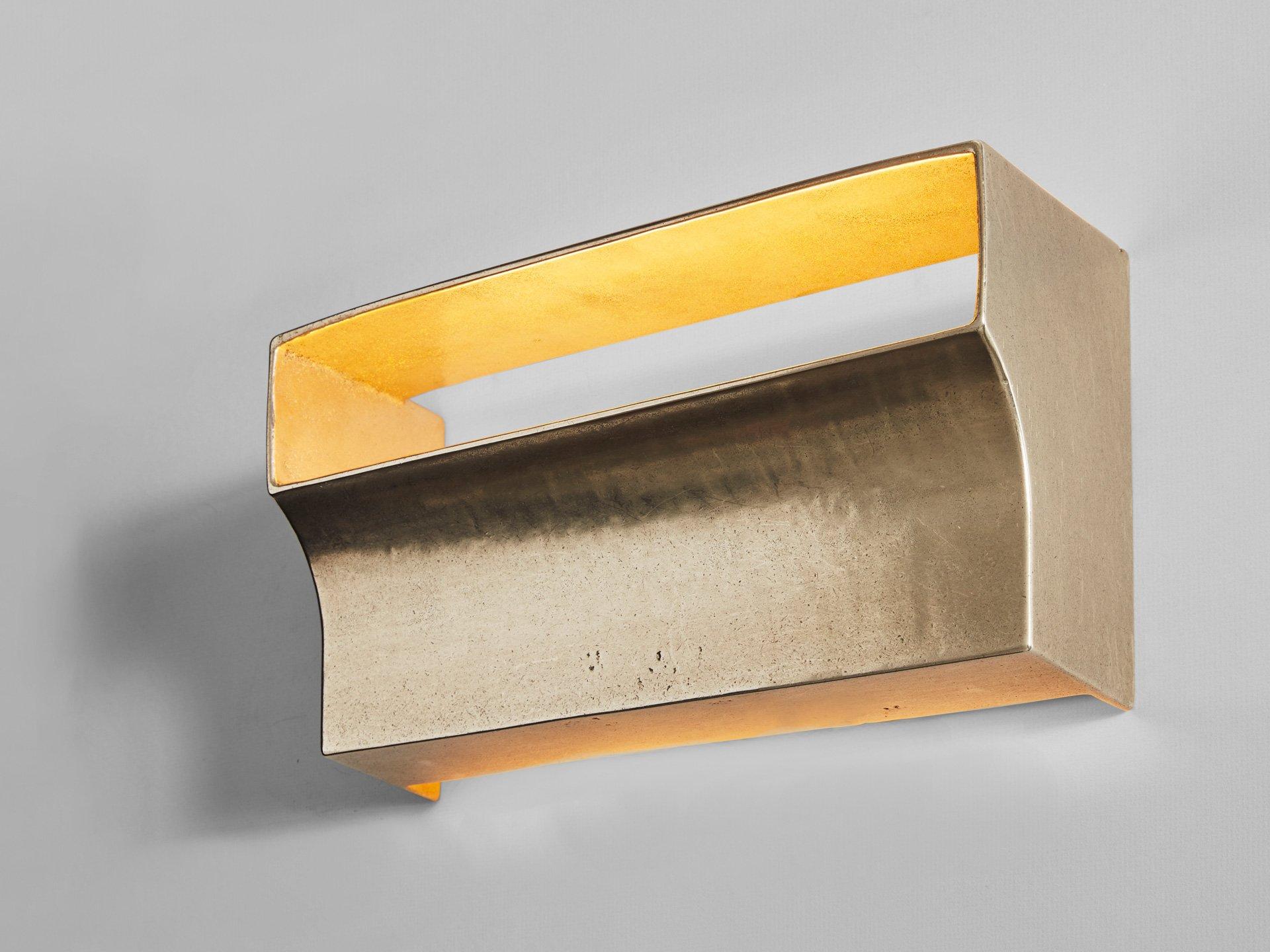 Aluminum Scoop Aluminium Wall Light by Henry Wilson