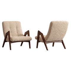 Scoop Lounge Chairs by Adrian Pearsall, Model CW 705, C. 1950s