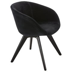 Scoop Low Back Chair with Black Leg by Tom Dixon