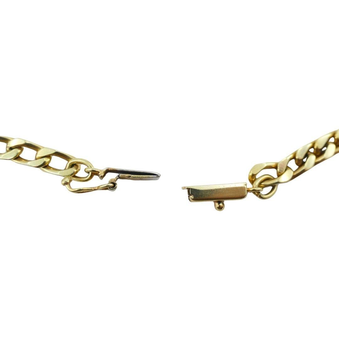 Collana con catena italiana con ciondolo Marvin in oro 14k Scorpio 11
