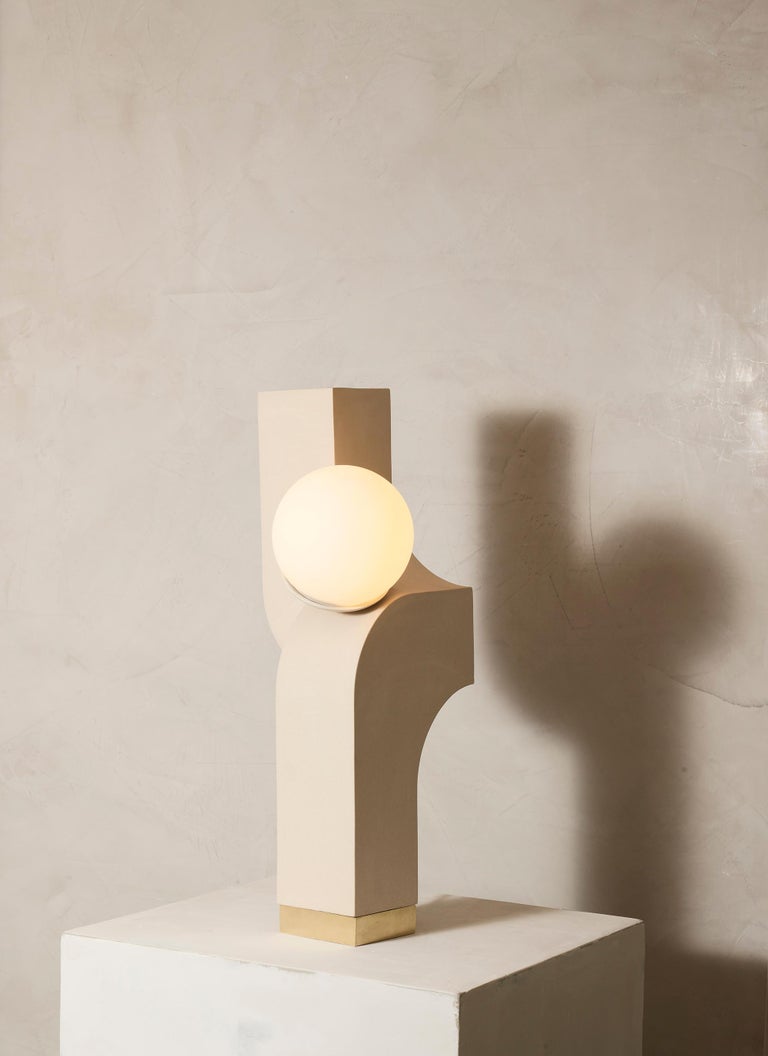 Modern Scorpio Ceramic Cantilever Table Light by Farrah Sit For Sale