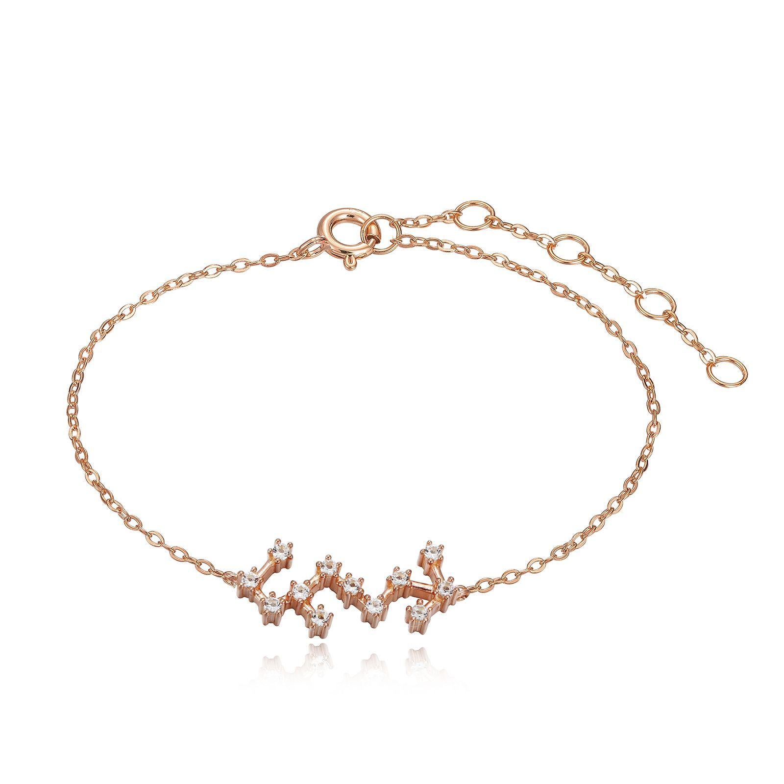 You are unique and your zodiac tells part of your story.  How your zodiac is displayed in the beautiful nighttime sky is what we want you to carry with you always. This scorpio constellation anklet shares a part of your personality with us all  .925