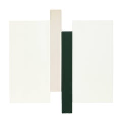 Arupa - White, Green, Canvas