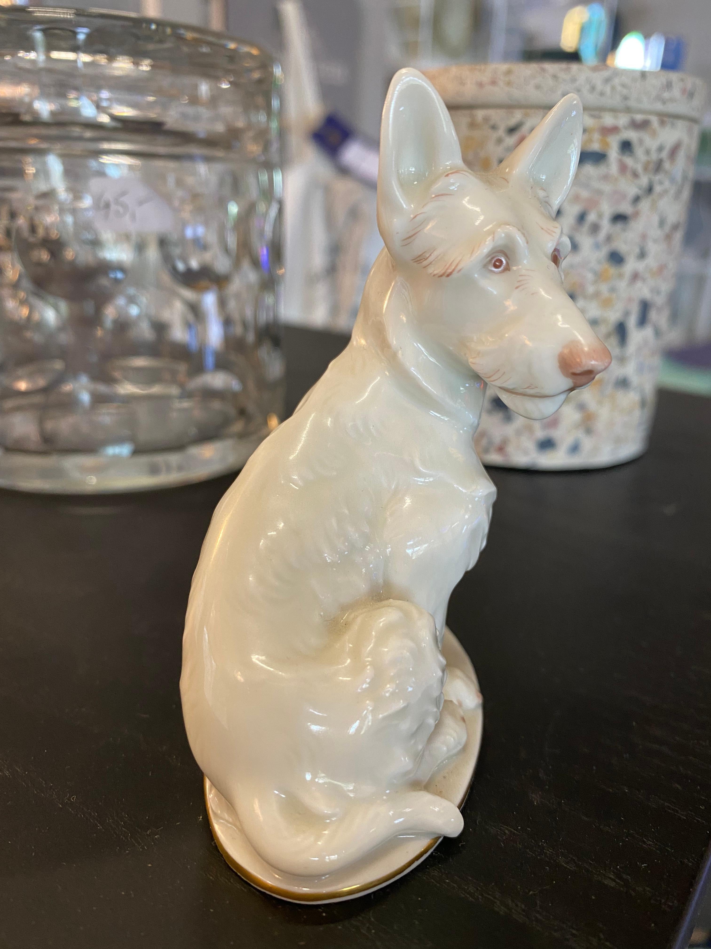 Scotch Terrier Made of Porcelain by Rosenthal For Sale 1
