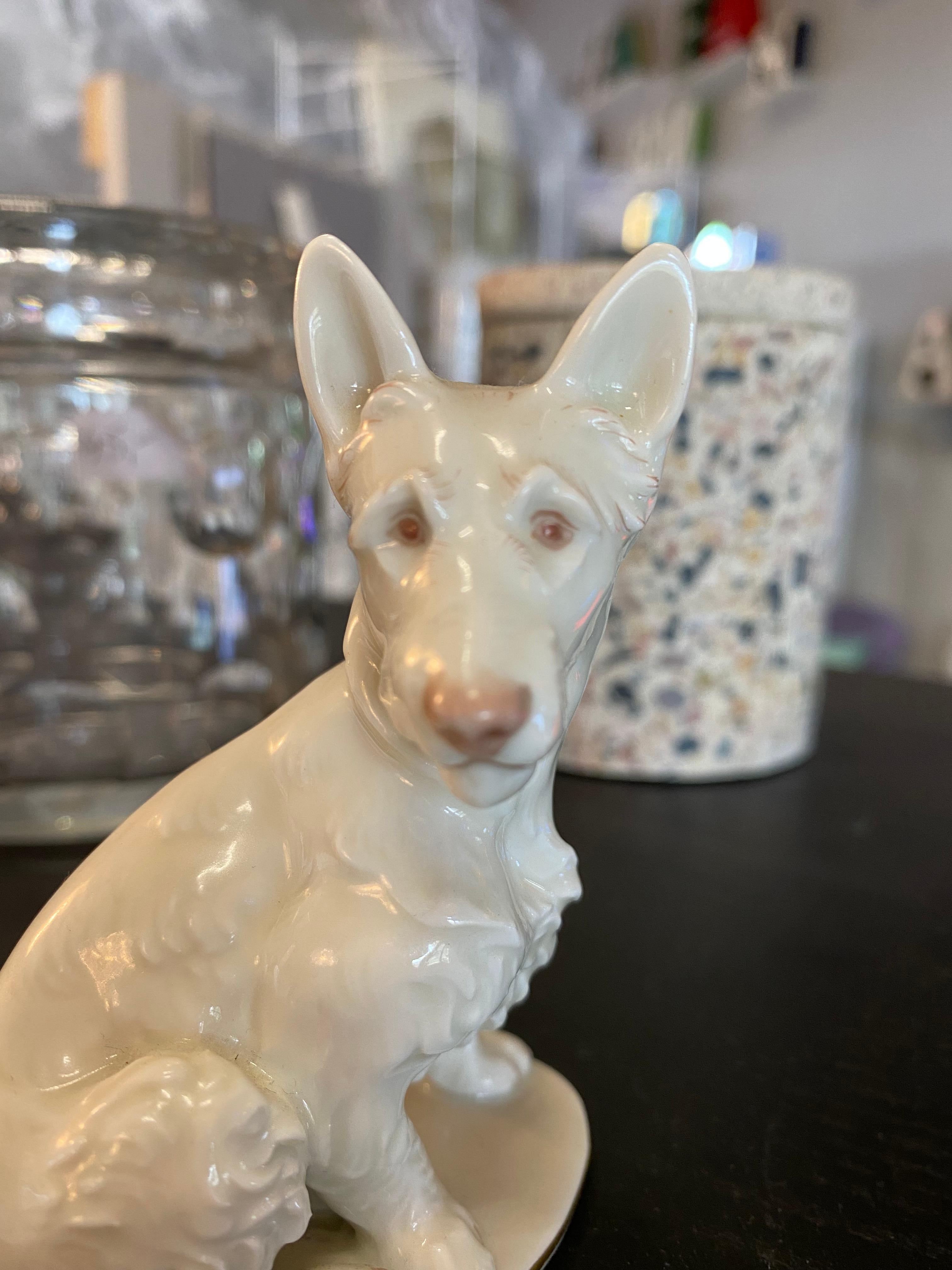 Scotch Terrier Made of Porcelain by Rosenthal For Sale 2