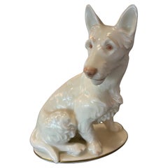 Vintage Scotch Terrier Made of Porcelain by Rosenthal